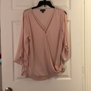 Split sleeve blouse